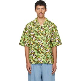 Marni Marni Green Pop Flowers Print Shirt