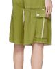 Marni Marni Green Screen-Printed Denim Cargo Shorts - 3