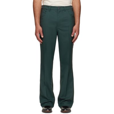 Marni Marni Green Twill Trousers