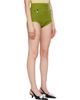 Marni Marni Green Wool-Cashmere Flower Embroidery Brief Shorts - 2