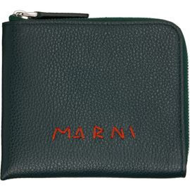 Marni Marni Green Zip Around Wallet