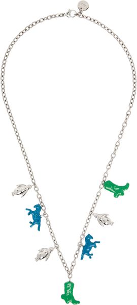 Marni Marni Horse Charms Chain Necklace