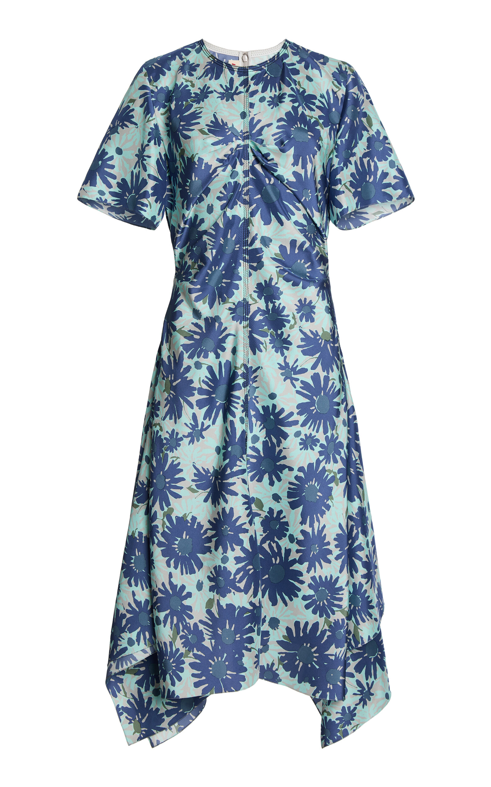Marni Marni Iris Silk Woven Midi Dress