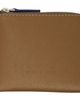 Marni Marni Khaki Contrast Stitching Leather Zip Wallet - 1