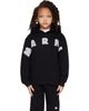 Marni Marni Kids Black Logo Appliqué Hoodie - 1