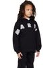 Marni Marni Kids Black Logo Appliqué Hoodie - 2