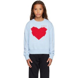 Marni Marni Kids Blue Graphic Sweater