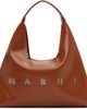 Marni Marni Kids Brown Crystal Logo Bag - 1