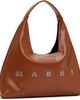 Marni Marni Kids Brown Crystal Logo Bag - 2