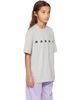 Marni Marni Kids Gray Cotton Logo T-shirt - 2