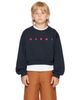 Marni Marni Kids Navy Cotton 'Marni' Print Sweatshirt - 1