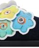 Marni Marni Kids Navy Fussbett Slip-on Loafers - 3