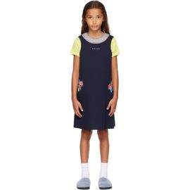 Marni Marni Kids Navy Jersey Dress