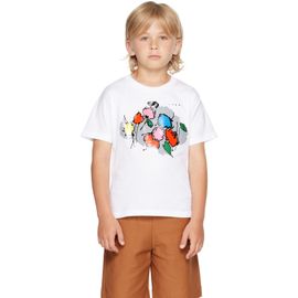 Marni Marni Kids White Floral T-shirt