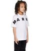Marni Marni Kids White Logo Appliqué T-shirt - 2