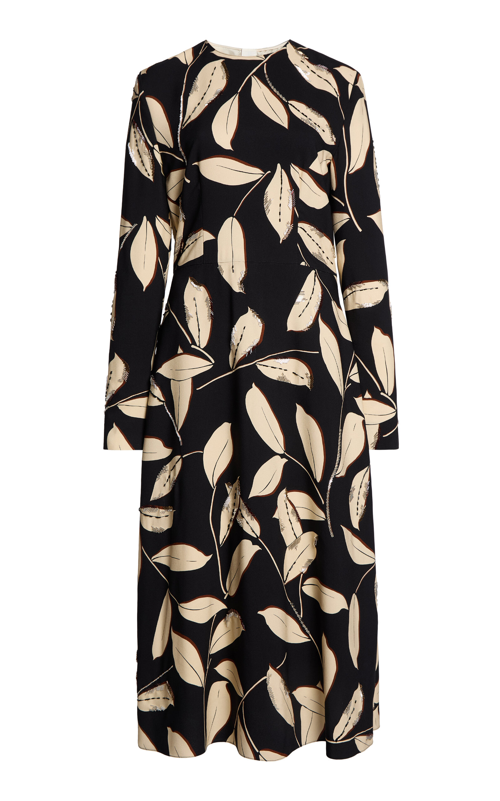 Marni Marni LeafDetailed Woven Dress