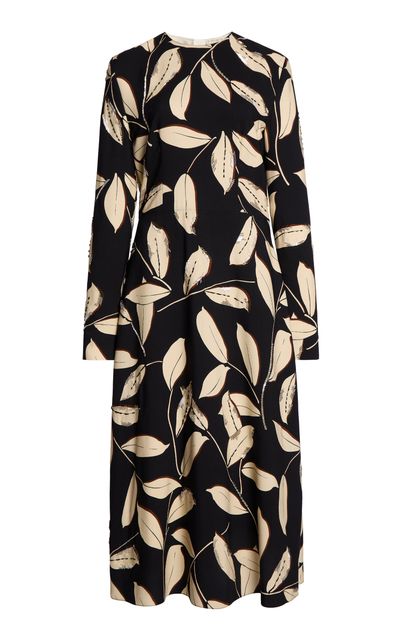 Marni Marni LeafDetailed Woven Dress