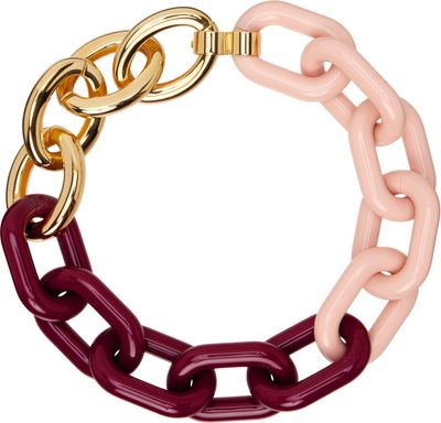 Marni Marni Metal & Resin Chain Necklace