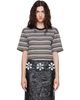 Marni Marni Multicolor Striped Cotton T-shirt - 1