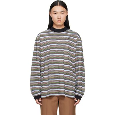 Marni Marni Multicolor Striped T-shirt