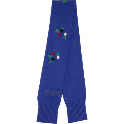Marni Marni Navy Flowers Scarf
