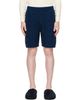 Marni Marni Navy Twisted Cotton Shorts - 1