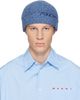 Marni Marni Navy Wool Beanie - 1