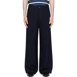 Marni Marni Navy Wool Trousers