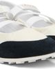 Marni Marni Off-White & Black Mary Jane Velcro Sneakers - 4