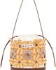 Marni Marni Off-White & Orange Flower Bucket Bag - 1