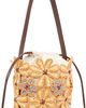 Marni Marni Off-White & Orange Flower Bucket Bag - 3