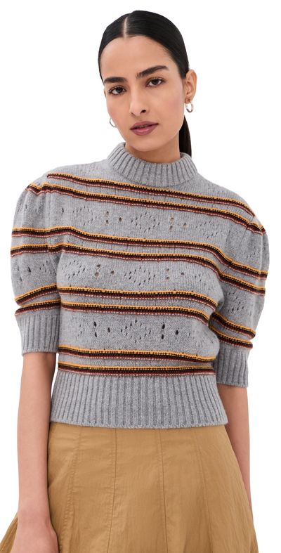 Marni Marni Openwork Knit Cashmere Sweater Inox