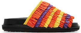 Marni Marni Orange & Yellow Fussbett Sandals