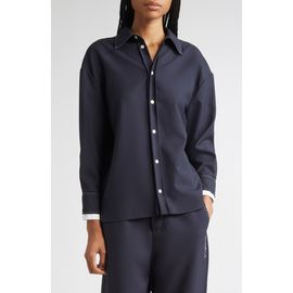 Marni Marni Oversized Virgin Wool Button-Up Shirt