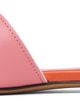 Marni Marni Pink & Orange Leather Daisy Sandals - 3