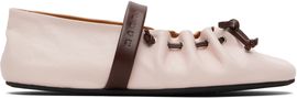 Marni Marni Pink Leather Mary Jane Soft Ballerina Flats