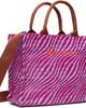 Marni Marni Pink Raffia-Effect Small Tote - 2