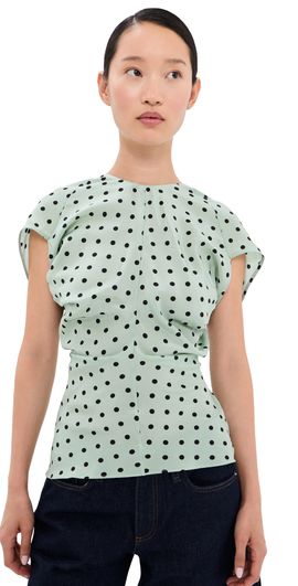 Marni Marni Polka Dot Blouse Mint