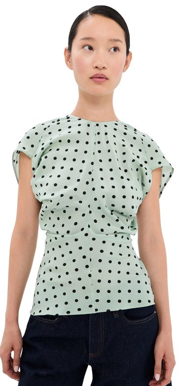 Marni Marni Polka Dot Blouse Mint