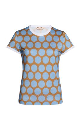 Marni Marni PolkaDot Cotton Knit Top