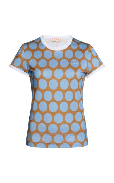 Marni Marni PolkaDot Cotton Knit Top
