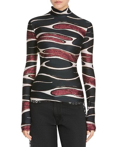 Marni Marni Printed Long Sleeve T Shirt