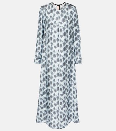 Marni Marni Printed silk maxi dress