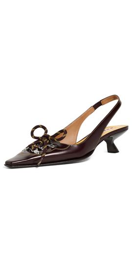 Marni Marni Pump Shoes Brown/Yellow