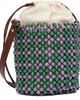 Marni Marni Purple & Green Beads Bag - 3
