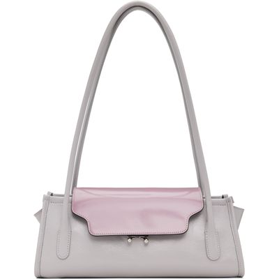 Marni Marni Purple Leather Trunkette Bag