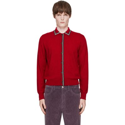 Marni Marni Red Cashmere Cardigan