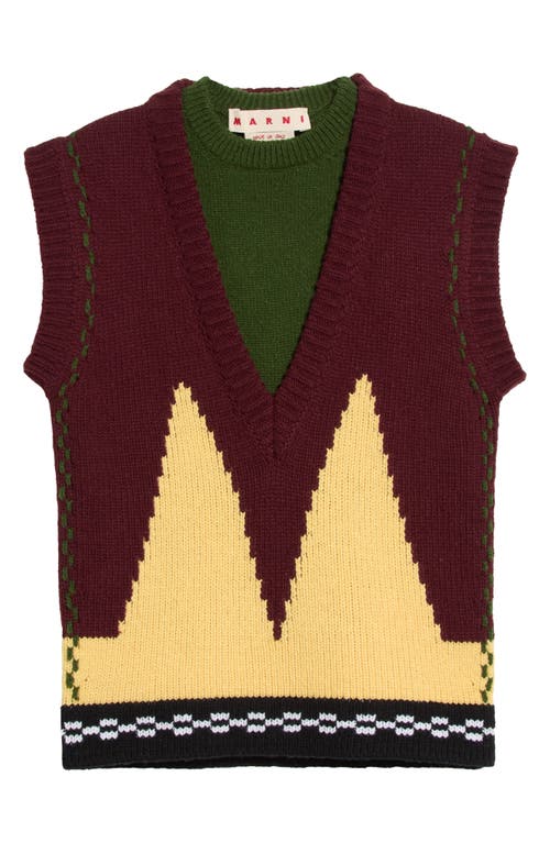 Marni Marni Relaxed Fit Sleeveless Wool
