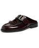 Marni Marni Sabot Calfskin Loafers Black/Bordeaux - 1
