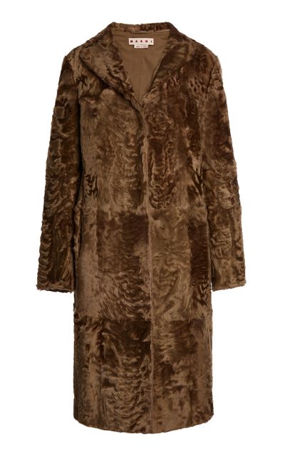 Marni Marni Shearling Trench Coat
